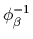 $ \phi_{\beta}^{-1}$