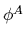$ \phi^{A}_{}$