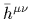 $ \bar{h}^{\mu\nu}$